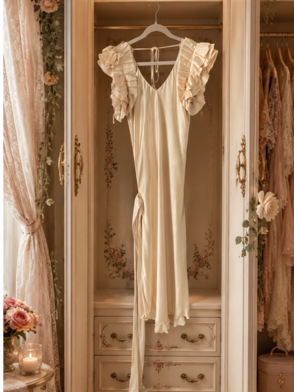 Vintage Romantic Dress - Picture 2 of 7